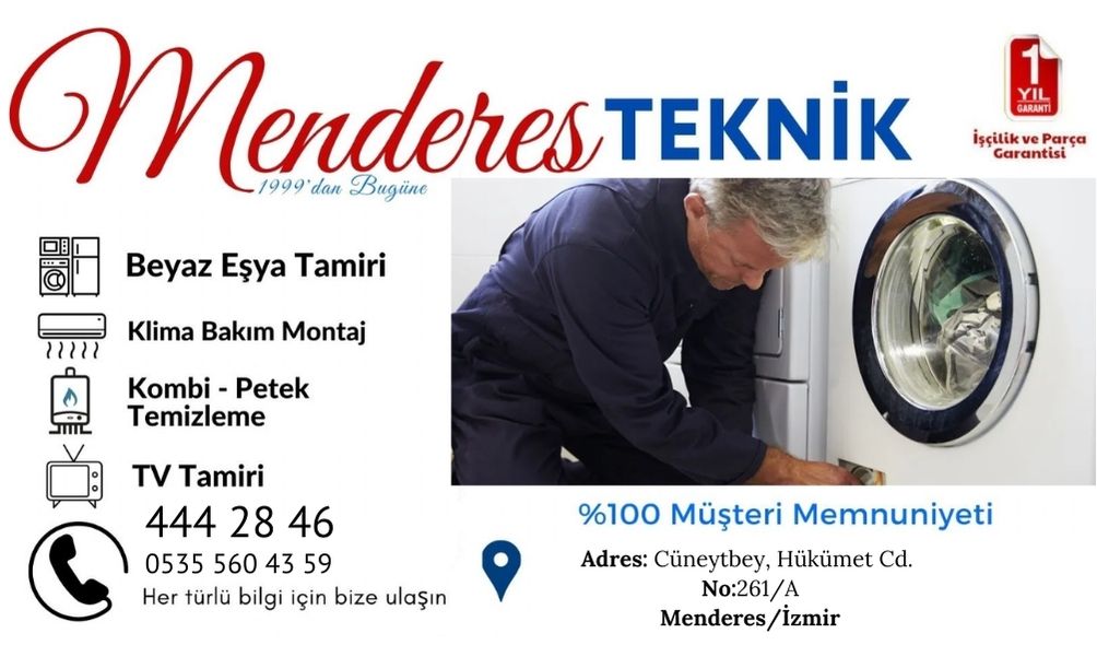Menderes Çamaşır Makinesi Tamircisi