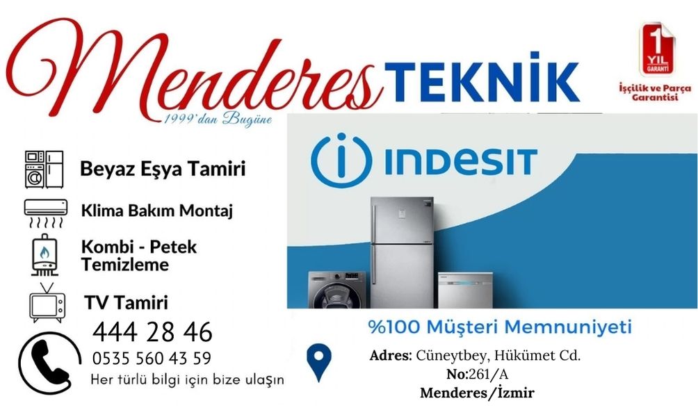 Menderes INDESIT Servisi