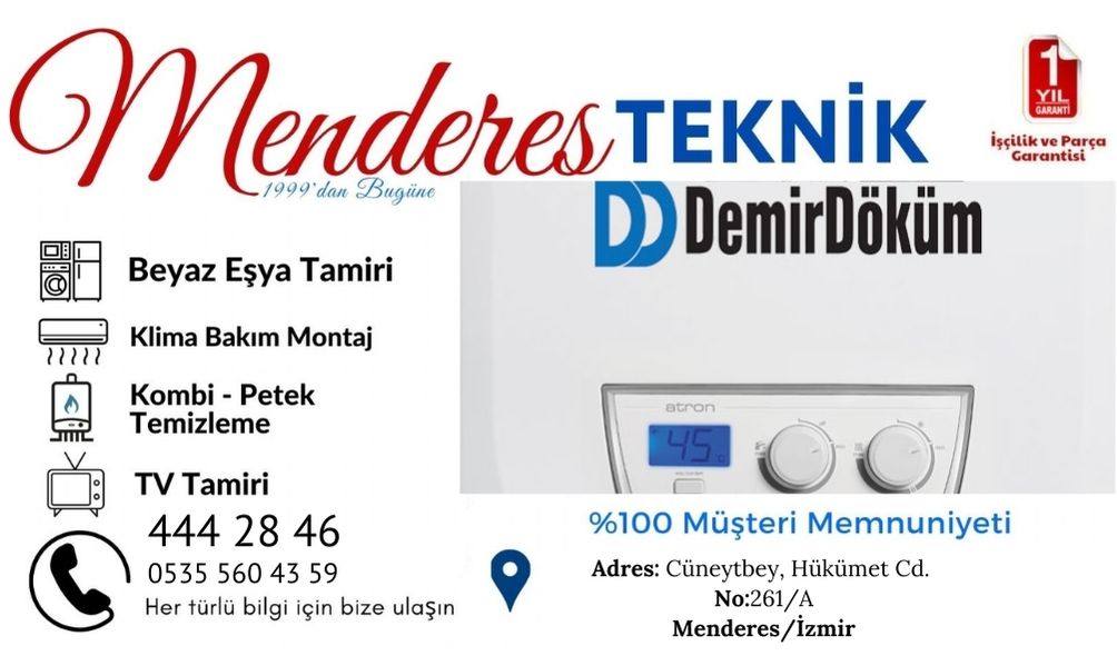 Menderes Demirdöküm Kombi Servisi