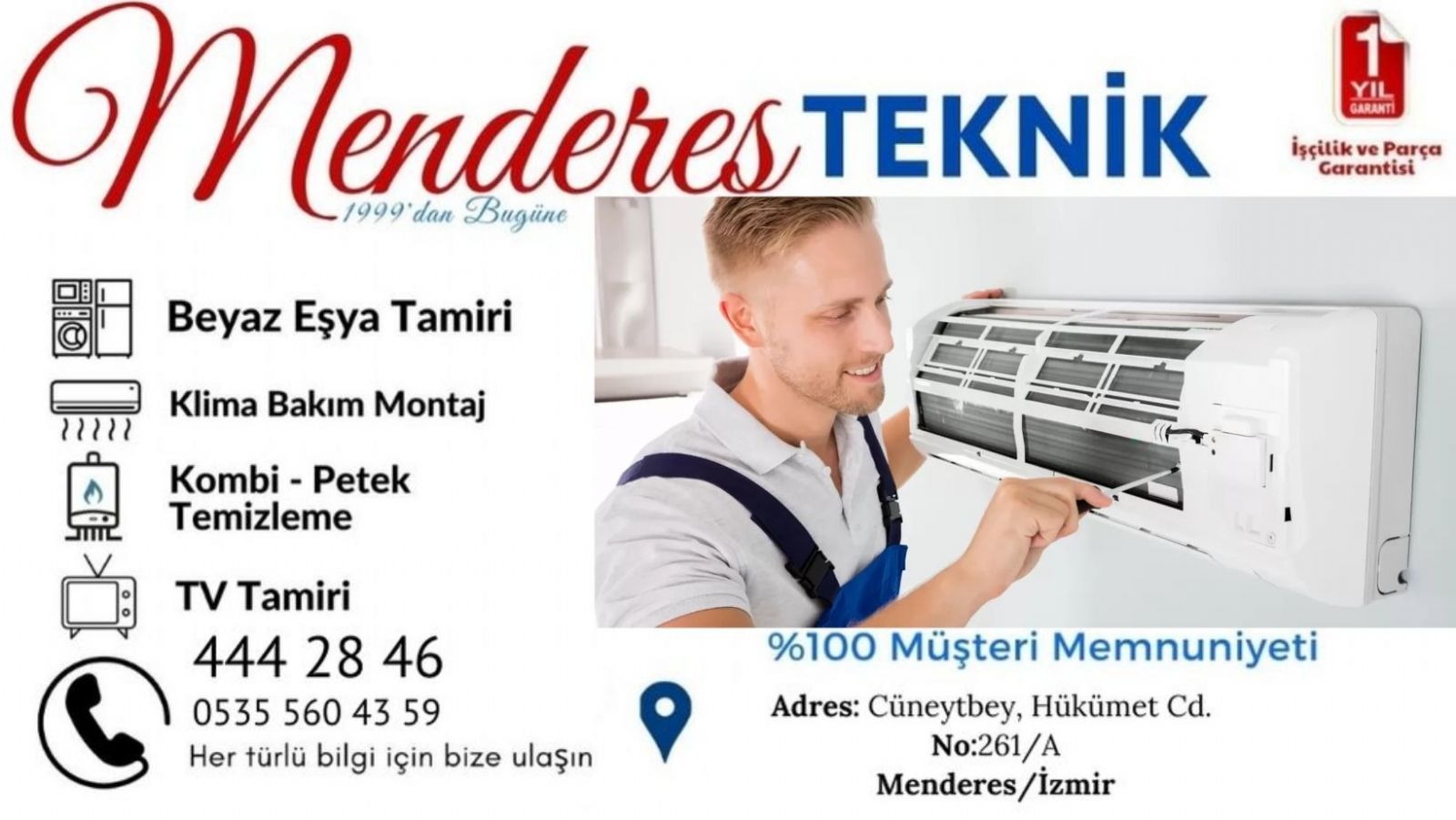 Menderes Klima Montaj Fiyatları